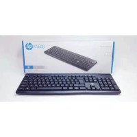 Product details of Hp K1600 Keyboard | Wired Keyboard Black Standard 104-key layout Ergonomically streamlined design Slim Ultra compact keyboard Thin border holistic design Colour: Black